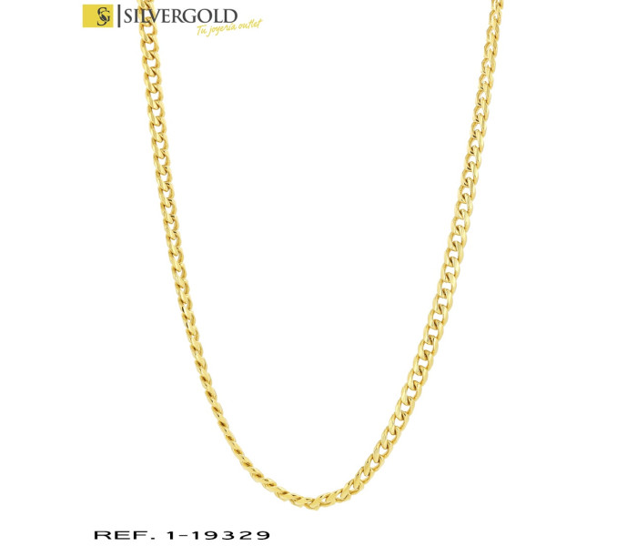 1-1-19329-1-Cadena oro 18Kt. estilo barbada