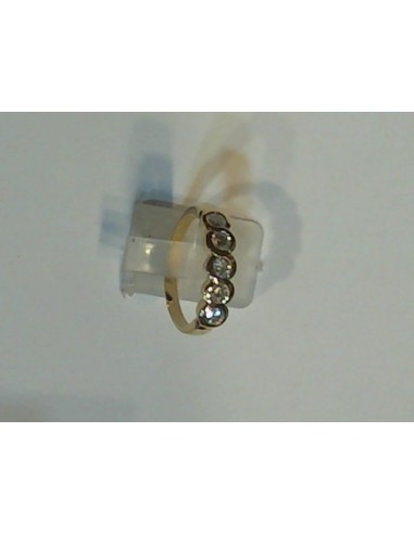 1-1-20217-1-DIA-Anillo semiancho con cinco diamantes de 0.60 Aprox.
